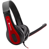 Canyon HSC-1 PC headset - Black/Red