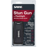 SABRE Black Stun Gun with Flashlight and Battery Strength Indicator (S-1021)