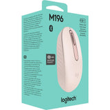 Logitech M196 Bluetooth Ambidextrous Mouse (Rose)