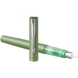 Parker Vector XL Fountain Pen Green Chrome Trim - NS2159747