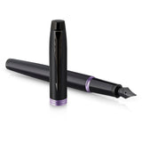 Parker IM Vibrant Rings Fountain Pen Amethyst Purple - NS2172949