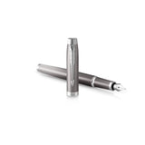 Parker IM Ritual Fountain Pen Grey Chrome Trim - NS2203895