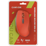 Canyon MW-21 Wireless Optical Mouse - Red