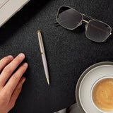 Waterman Hemisphere Metallic Grey With Gold Trim Ballpoint Pen - 2217946