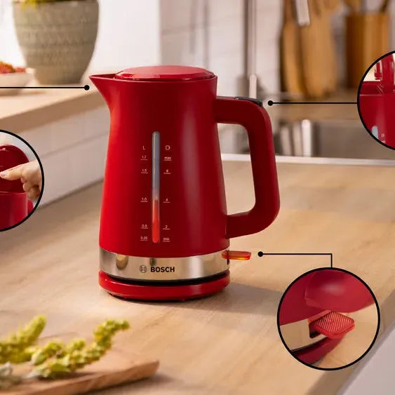 Bosch TWK4M224  MyMoment 1.7 l Red Kettle