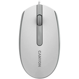 Canyon CM-10WG Wired Mouse Black White Grey