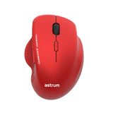 Astrum MW280 6B Wireless Optical Mouse – Red