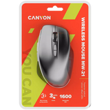 Canyon MW-21 Wireless Optical Mouse - Dark Grey