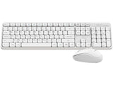 VolkanoX Garnet Series Wireless Keyboard and Mouse Combo White VKX-20008-WT