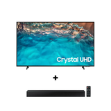 Samsung UA55BU8000 CRYSTAL UHD Smart TV + Free Samsung HW-T400 Soundbar