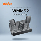 Godox WMicS2 UHF Compact Wireless Microphone System