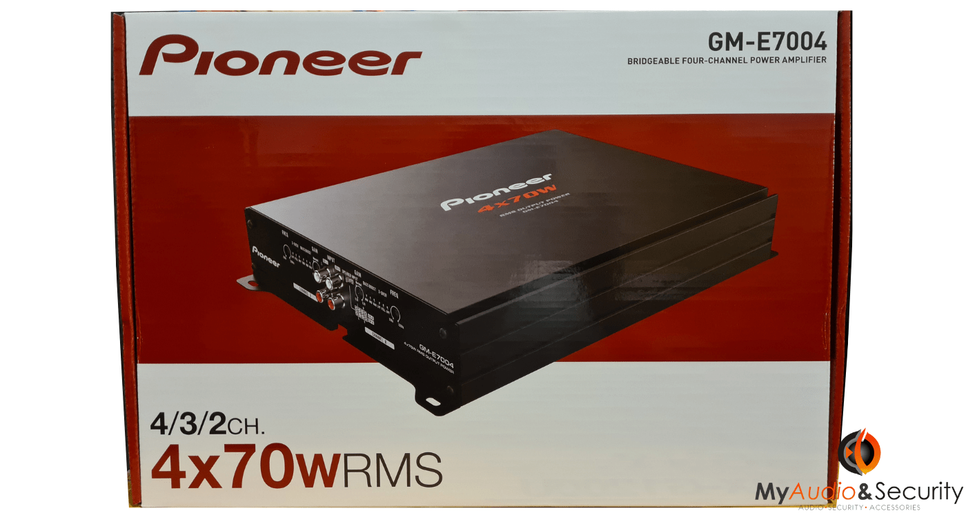 Pioneer GM-E7004 4Channel Class AB Amplifier 70rms x 4 – New World Pioneer GM-E7004 4Channel Class AB Amplifier 70rms x 4 – New World