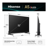Hisense 32A5Q QLED Smart TV - 32"