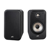 Polk S20e High Resolution Home Theatre Bookshelf Speaker - Pair (Black)