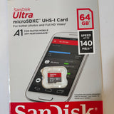 SanDisk Ultra Micro SDHC 64GB - 140Mb/s