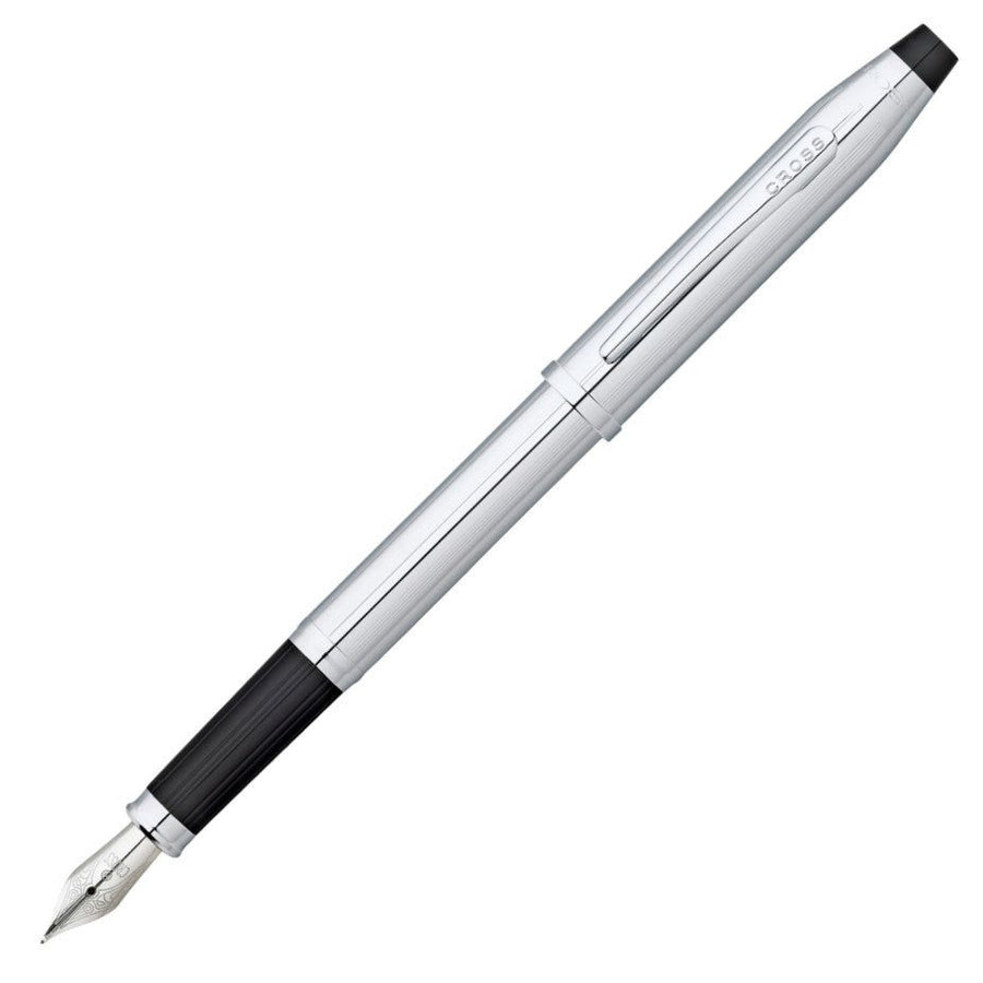 Cross Classic Century Fountain Pen Medalist Chrome and Gold