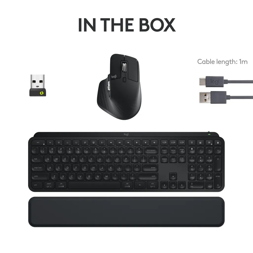 Logictec Master Keys Logitech MX Keys S Combo MX Master 3S MX Keys S Keyboard and Mouse Com ...