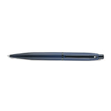 Sheaffer VFM Ballpoint Pen Matte Blue with Matte Black PVD Trim - E2942951