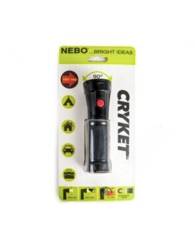 nebo cryket flashlight work light Nebo Cryket 90 Deg 250 Lumen Flashlight – New World