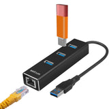 Astrum DA580 USB to Ethernet Adapter, USB3.0 3 ports, Gigabit 10/10/1000