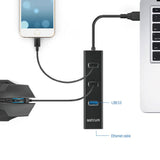 Astrum DA580 USB to Ethernet Adapter, USB3.0 3 ports, Gigabit 10/10/1000