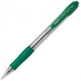 Pilot Super Grip Ballpoint Pen Medium - Green