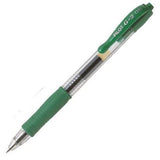 Pilot G2 Retractable Gel Ink Pen Fine 0.5mm - Green