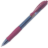 Pilot G2 Retractable Gel Ink Pen Fine 0.7mm - Dark Red