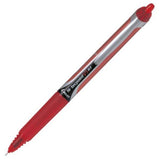 Pilot V5 Hi-Tecpoint Retractable FINE Rollerball Pen - Red Ink