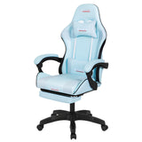 Deli E4949 Ganer Gaming Chair - Light Blue