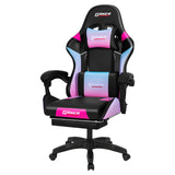 Deli E4949 Ganer Gaming Chair - Blue/Pink/Black