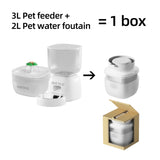 BNETA Automatic Pet Feeder / Water Fountain F14-L Combo