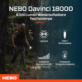 Nebo Davinci 18000 Mag Dial Flashlight - 18000 Lumens