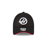 Haas Racing F1 New Era 9Forty 2024 Team Baseball Cap - Black