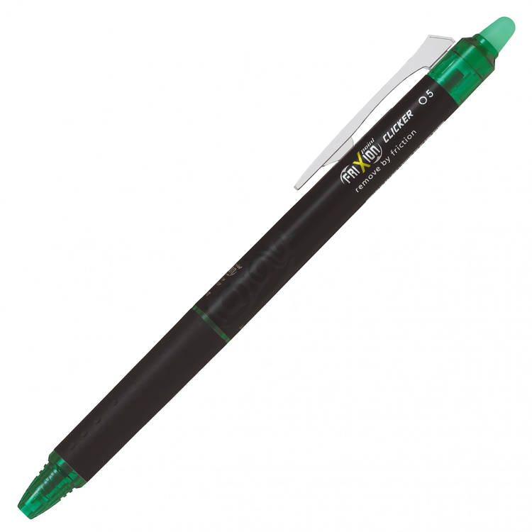 Pilot Pen Frixion Clicker - Penna roller inchiostro cancellabile, Nero, 1 pz