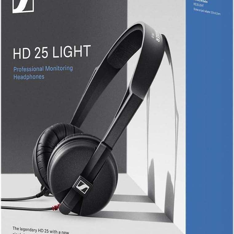Sennheiser HD 25 LIGHT Headphones Black New World