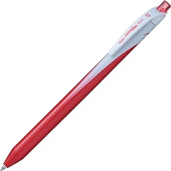 Pentel BL437 Energel 0.7 Pen - Red