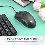 RII RK203 Wired Keyboard And Mouse Combo