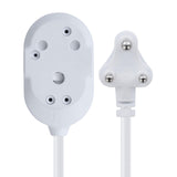 Ellies BTB Heavy Duty Extension Lead 20m  White - FEHBW2X/20WJ