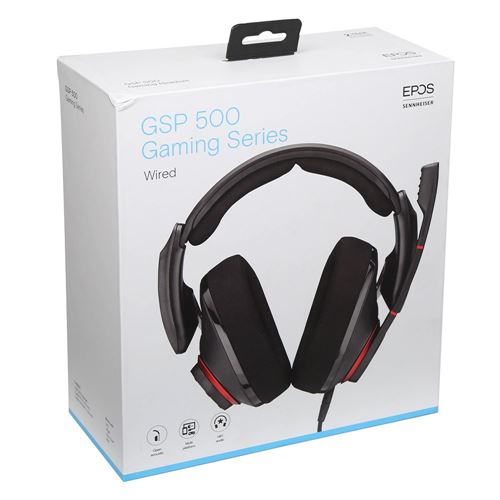 EPOS by Sennheiser GSP500 Open Acoustic Gaming Headset - Black/Red