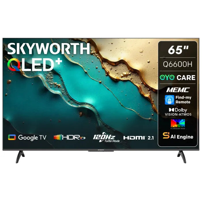 家具 GoogleTV Skyworth 85Q6600H QLED+ 4K Google TV - 85