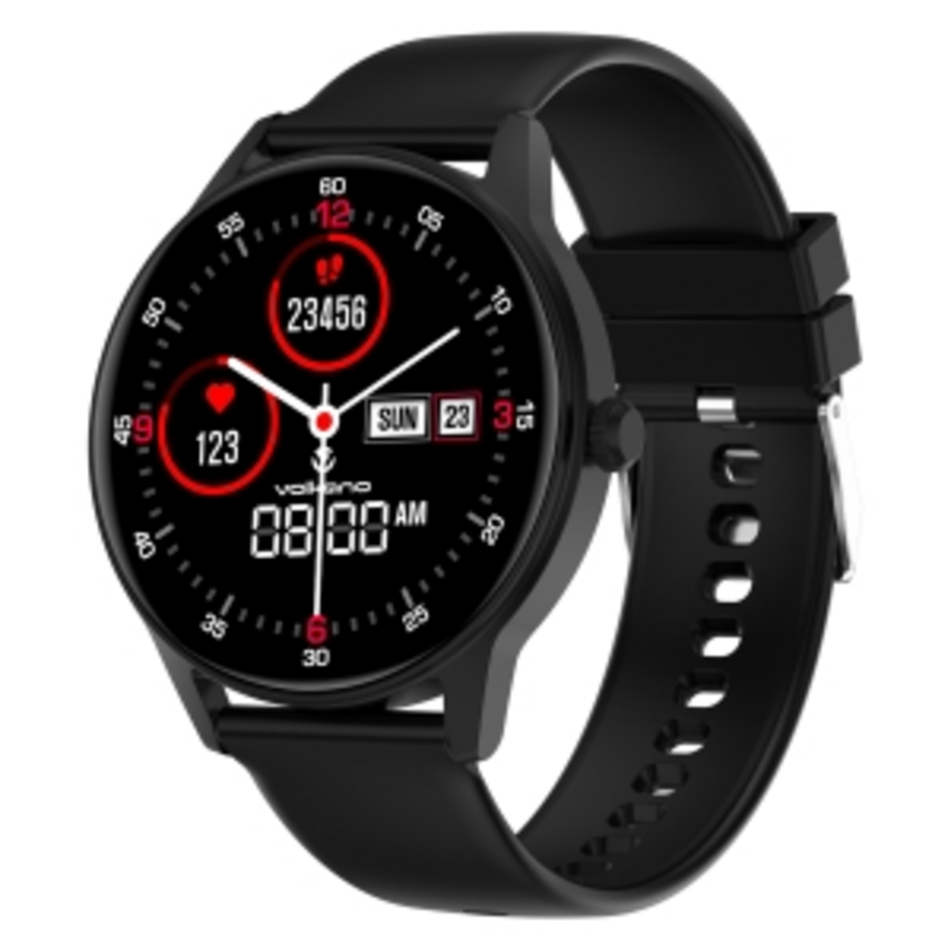 Volkano Fit Soul Smart Watch Black - VK-5085-BK
