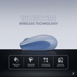 VolkanoX Magma Bluetooth Wireless Mouse Blue Grey VKX-201-BG