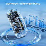 Inphic X5 Bluetooth  Wireless Mouse Transparent