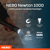 Nebo Newton 1000 Flashlight - 1000 Lumen