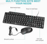 RII RK203 Wired Keyboard And Mouse Combo