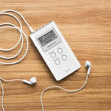 Sangean DT-120 AM / FM-Stereo Pocket Radio - White