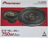 Pioneer TS-A6998S  6″x9″ 750Watt 5-way Coaxial Speakers