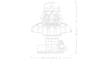 75439 LEGO® Star Wars™ Darth Vader™ Bust
