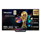 Hisense 75UR8S RGB Mini-LED TV - 75"